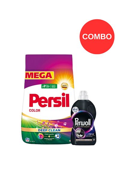 Persil Pachet Detergent 80SP 4.8KG + Detergent Black 1L