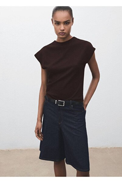 MANGO Woman Kolsuz ince örgü kazak