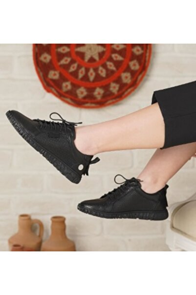 Mammamia D25YA-145-LX akiki Deri Ortopedik Taban Günlük Spor Klasik Kibar Ayakkabı