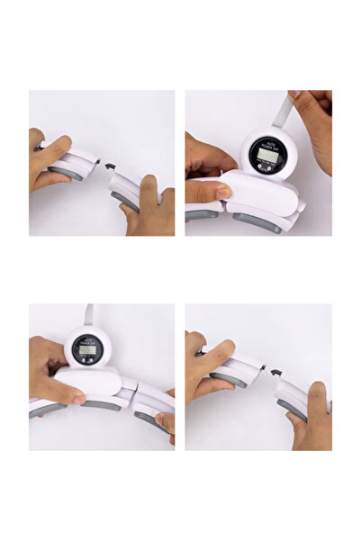 zola Ρυθμιζόμενο χούλα χουπ, θερμίδες/περιστροφές/χλμ. στην οθόνη LCD, 16 τμήματα, βάρος 20–37 εκ.