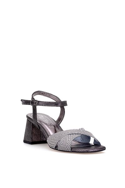 Ayakkabı Fuarı Elit Pm08 K1002 Women's Classic Heeled Shoes Platinum