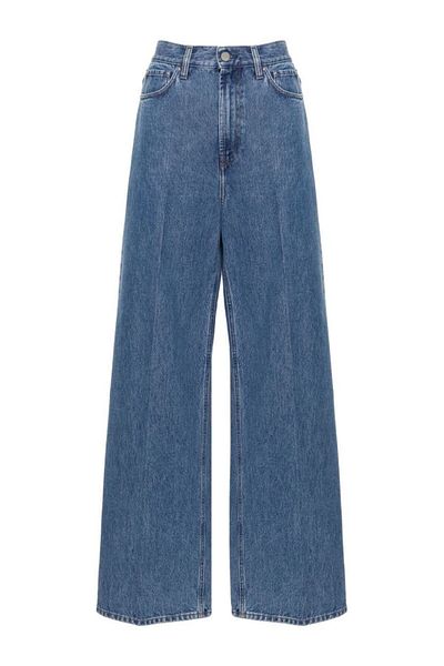 TOTEME Blugi din denim cu croi larg TOTÊME TOTÊME