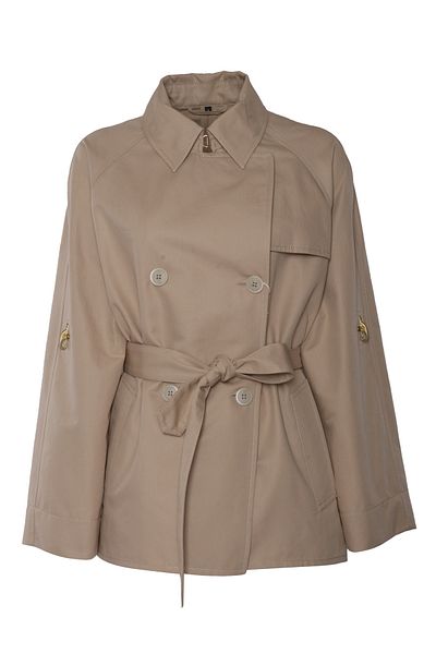 FAY Short brown trench coat