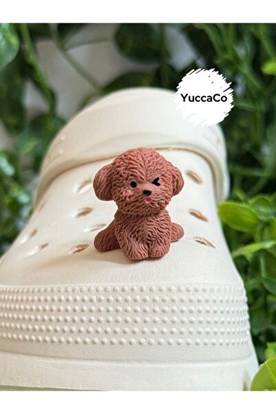 Crocs Poodle 3D Terlik Süsü/Üç Boyutlu Köpekli Terlik Charmı/Köpek Jibbitz