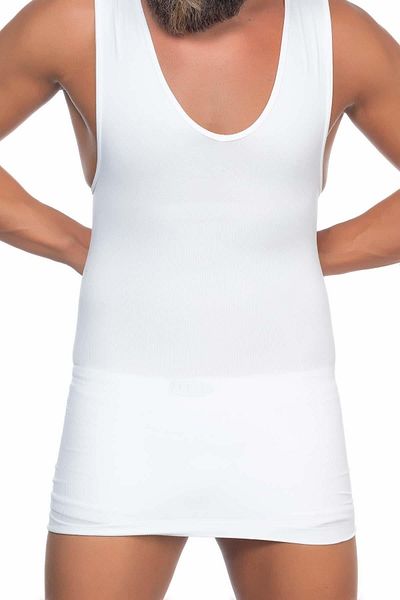 bazaar-turkey all you need White Mi Emay E1003 V-Neck Men's Corset Undershirt