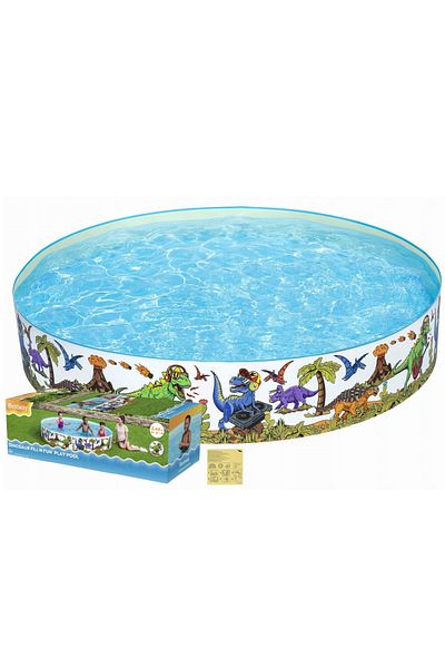 BESTWAY Piscina cu perete rigid, Bestway, 1.83 x 0.38 m, perete PVC, podea de vinil