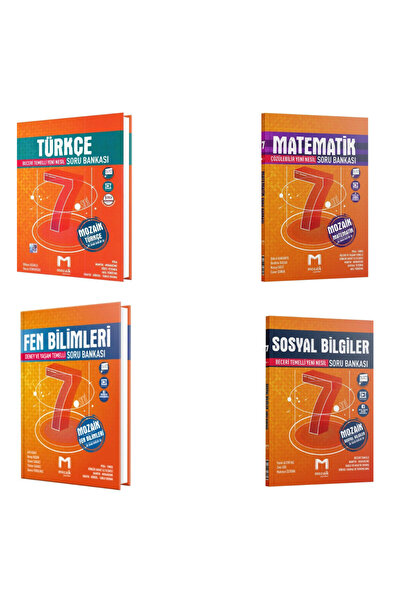 Mozaik Yayınları Mozaik Yayınları 7. Sınıf Türkçe Matematik ve Fen İnkılap Ta...