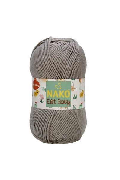 NAKO Elit Baby Anti-pilling Χειροποίητο Νήμα Βρεφικής Μαλλί Χωρίς Πουπουλένια Bebe Wool 14393 Μινκ