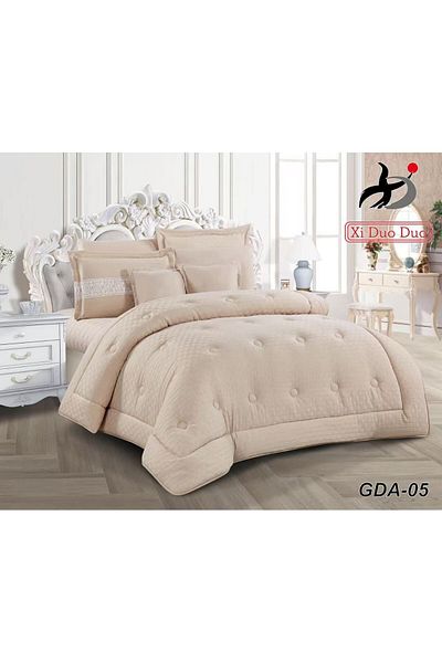 XI DUO 8-piece double bed sheet / beige