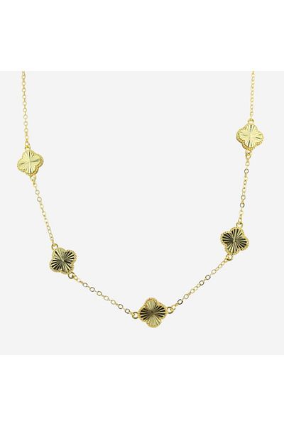 İMRAN GOLD CLOVER NECKLACE