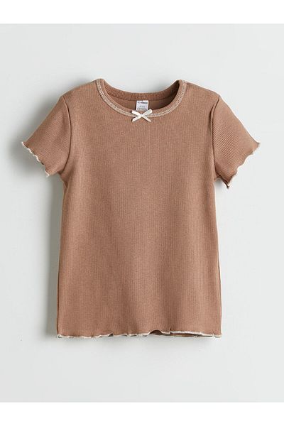 LC Waikiki Tricou pentru fetiță cu detaliu panglică