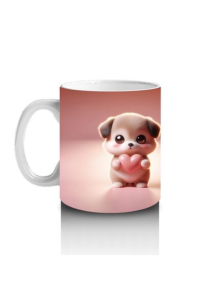 DERWARDEIN Cute Mini Dog Mug That Makes Children Love Milk