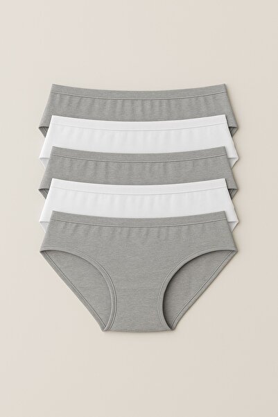 NOMOTHETIC سراويل داخلية نسائية من القطن 100% مقاس كبير من Bato بخصر عالٍ للس...