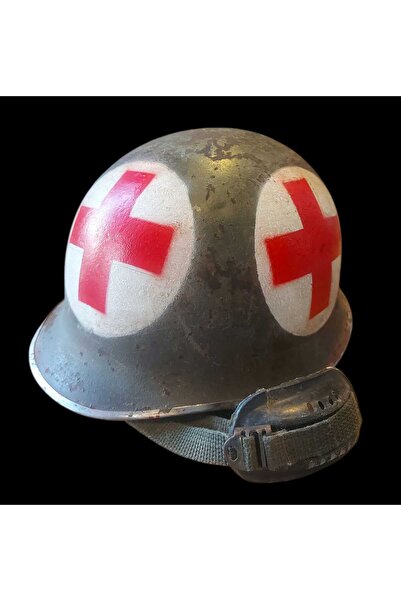 kho military design 1978 Alman VDN (Amerikan M1) Sıhhiye Çelik Miğfer