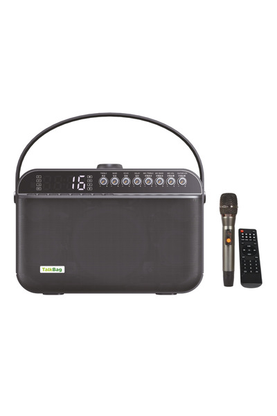 TALKBAG TB-100B 120 WATT UHF EL TELSİZ MİKROFONLU TAŞINABİLİR HOPARLOR