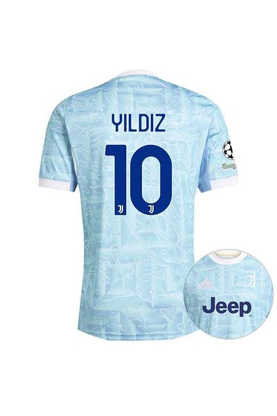 Lion Spor Φανέλα Juventus 2025/26 Νέας σεζόν Kenan Yıldız εκτός έδρας (μπλε)