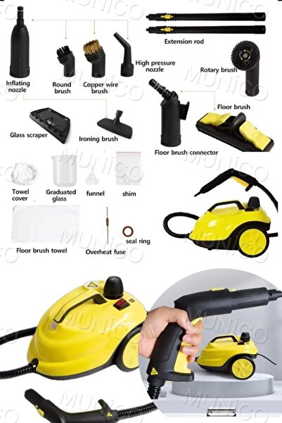 Munico 220 V Ev Buharlı Temizleyici Yüksek Sıcaklık Elektrikli Basınç Temizle...