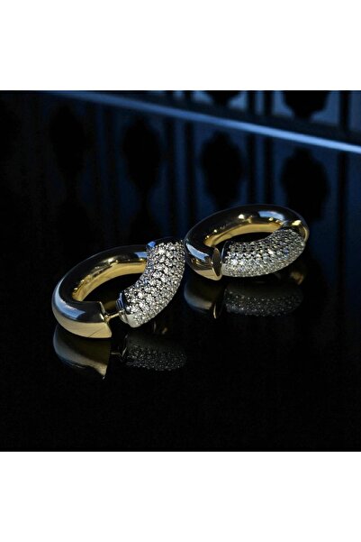 Fundéa Jewelry Son Dokunuş isimli Küpe, Şık Parlak ışıltılı Zarif Tarz Model ...