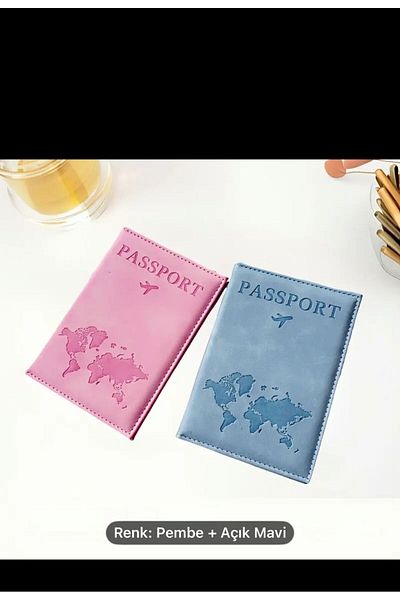 EMKSHOP 2 Double Passport Protective Case Wallet