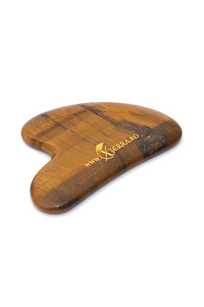 XTERRA | GUA SHA | PAIN RELIEF MASSAGE STONE | TIGER EYE CRYSTAL