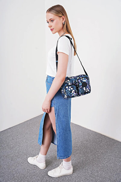 Beverly Hills Polo Club حقيبة نسائية متعددة الأقسام بحزام متقاطع BHPC6005