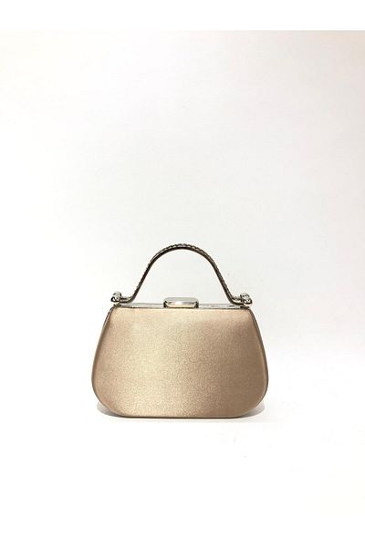 womenacs Γυμνό χρώμα Βραδινό φόρεμα με αξεσουάρ Clutch Portfolio Γάμος Αρραβώνας Henna Γυναικεία βραδινή τσάντα (με λουράκι)