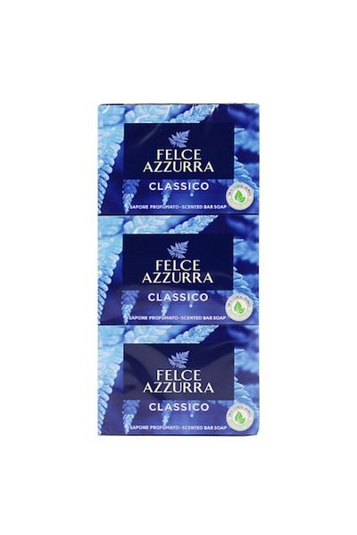 Felce Azzurra Solid Soap Classic Fragrance, set of 3 pcs x 100g