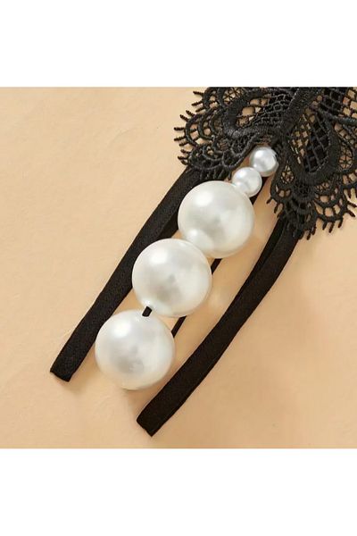 G&H UNDERWEAR String Thong Panties with Pearls (Large Pearl)