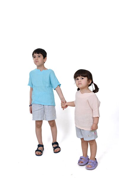 Enhitbaby Double Layer Muslin Striped Shorts