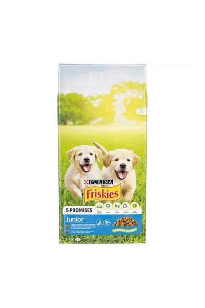 Friskies Junior, Pui și Legume 15Kg