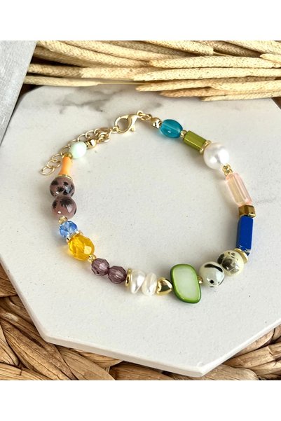 HALHALMILL Natural Stone Design Trend Bracelet