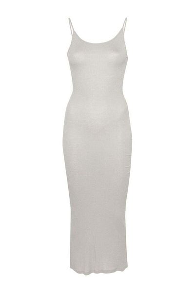 Majestic Filatures Majestic Filatures Ribbed Viscose Long Dress