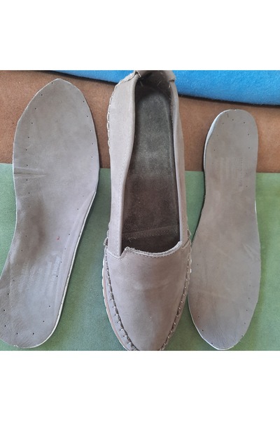 KAPAR Ροκ μπαλαρίνες από 100% γνήσιο δέρμα Nubuck