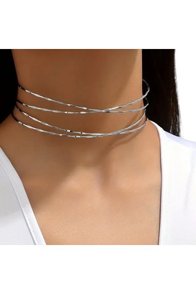 Sevilgülgünfinecrafts Cross Wire Choker
