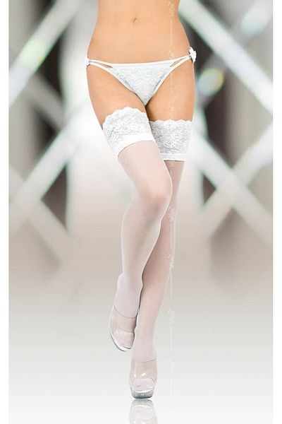 Softline Stockings, Softline, model 5508, white, size 4