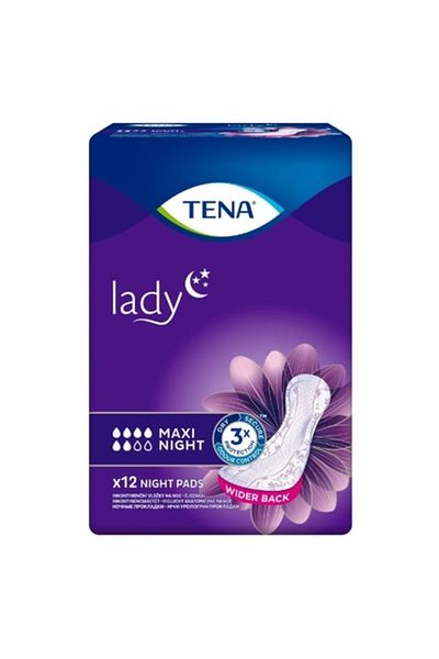 TENA Tena Lady Super Sanitary Pads, 8 drops
