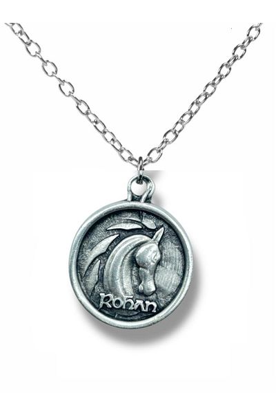 Herşey Nota Lord of the Rings Rohan Necklace with 60 cm Chain |   Middle Earth Themed Unisex Accessory
