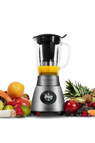 Perre Blender, Cecotec Power Black Titanium 1800, 1800W, 1.8L