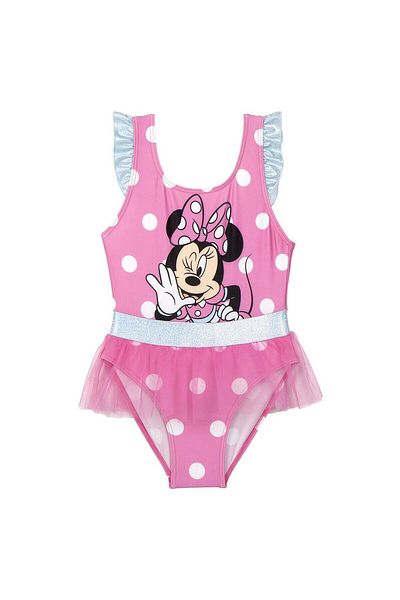 Doc Johnson Girls' swimsuit, Minnie Mouse, pink