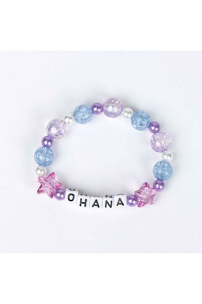 Echos Stitch Jewelry Set, 3 Pieces, Blue and Purple