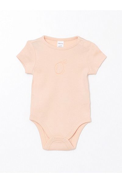 LC Waikiki Printed Baby Girl Snap Bodysuit 2 Pack