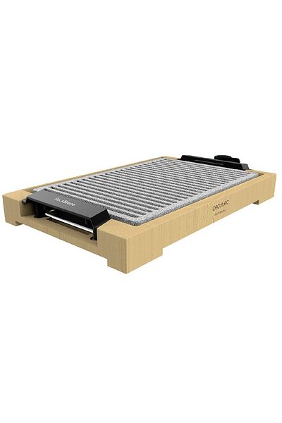 CECOTEC Grătar electric Tasty&Grill 2000 Bamboo LineStone, 2000 W
