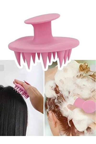 Special Action مشط تدليك فروة الرأس من السيليكون الناعم، فرشاة استحمام بالشامبو، مشط للعناية بالشعر