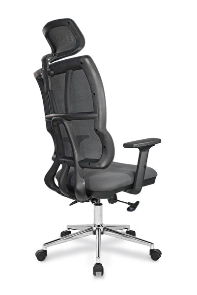 Varlık Ofis Jumbo Siyah İskelet Antrasit Füme Şerit File|Yönetici Koltuğu|Ofi...