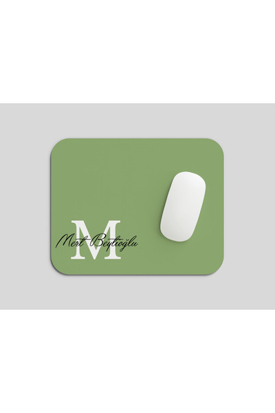 Home Kişiye Özel İsimli Pembe Mouse Pad – Harf ve İsim Baskılı, Şık Masaüstü ...