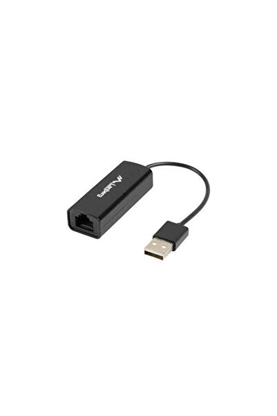 Lanberg Adaptor rețea USB 2.0 la RJ45 Lanberg NC-0100-01, 0,15 m