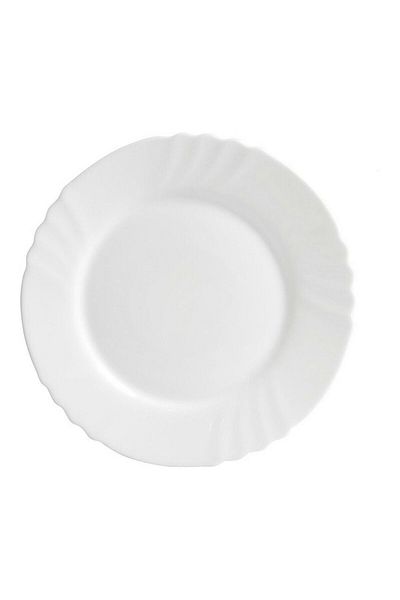 Blistex Bormioli Ebro flat plate, white, ø 26 x 2.2 cm