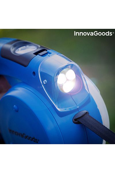 InnovaGoods Lesă retractabilă 6-în-1 pentru câini, Compet InnovaGoods