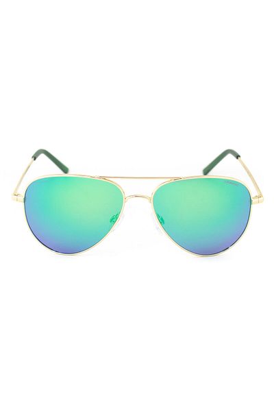 Mitofarm Polaroid unisex sunglasses PLD6012N-J5GK7, polarized, gold metallic