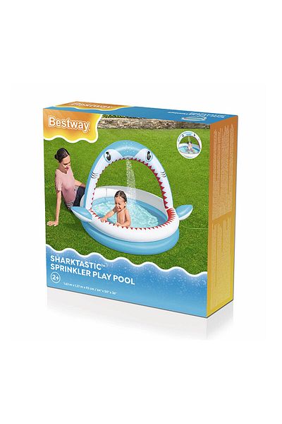 Moms pets Bestway Shark Inflatable Children's Pool 163 x 127 x 92 cm
